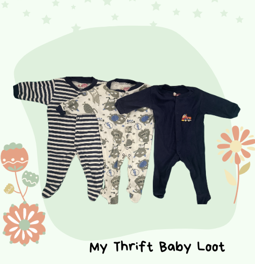 Gently used baby rompers (0-3 months)